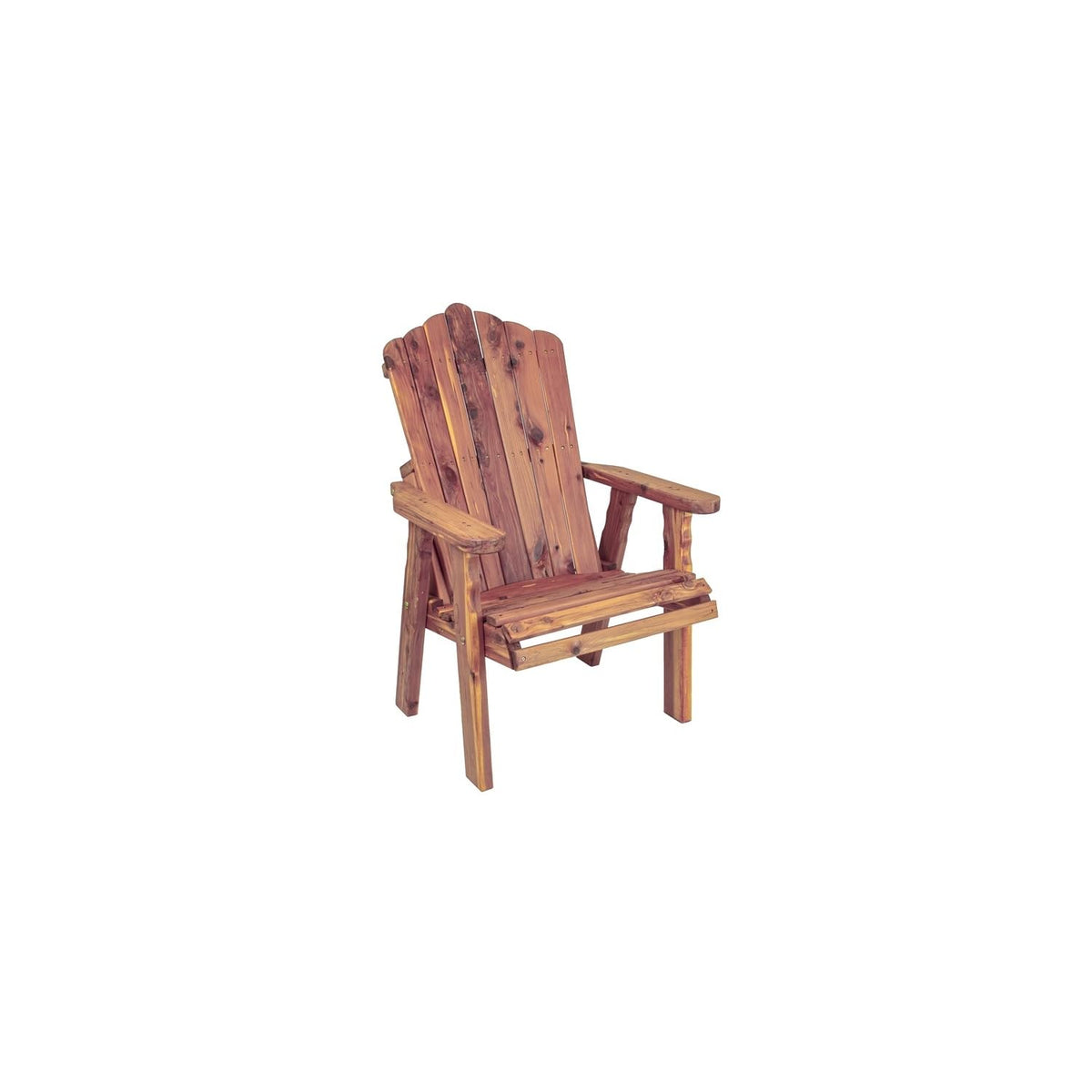 Cedar Stationary Chair Fan-Back Adirondack Style P722324