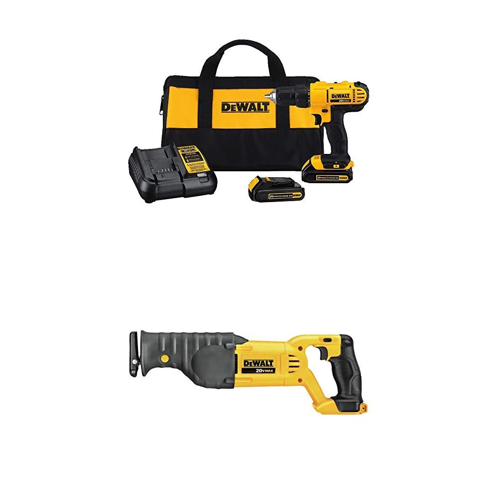 20V Cordless Compact Drill Driver and Reciprocating Saw K119451