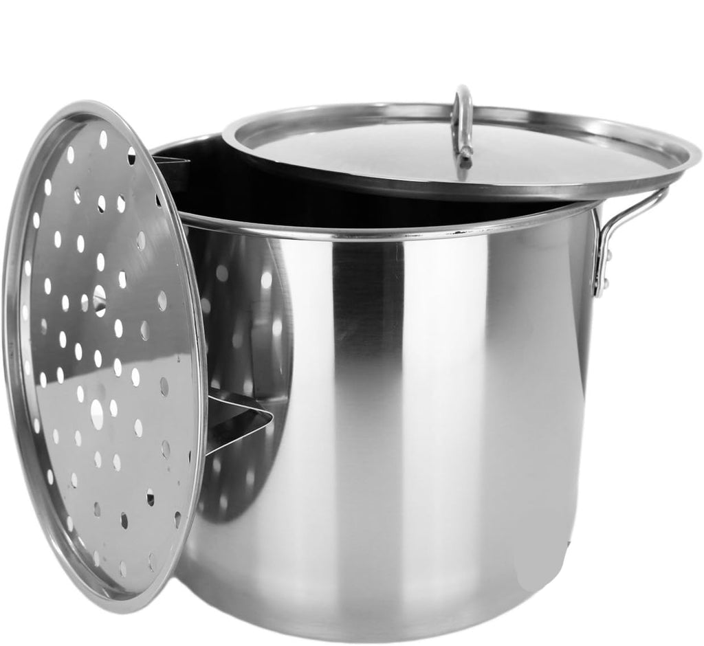40QT Stainless Steel Stock Pot with Lid C107700