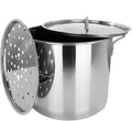 40QT Stainless Steel Stock Pot with Lid C107700