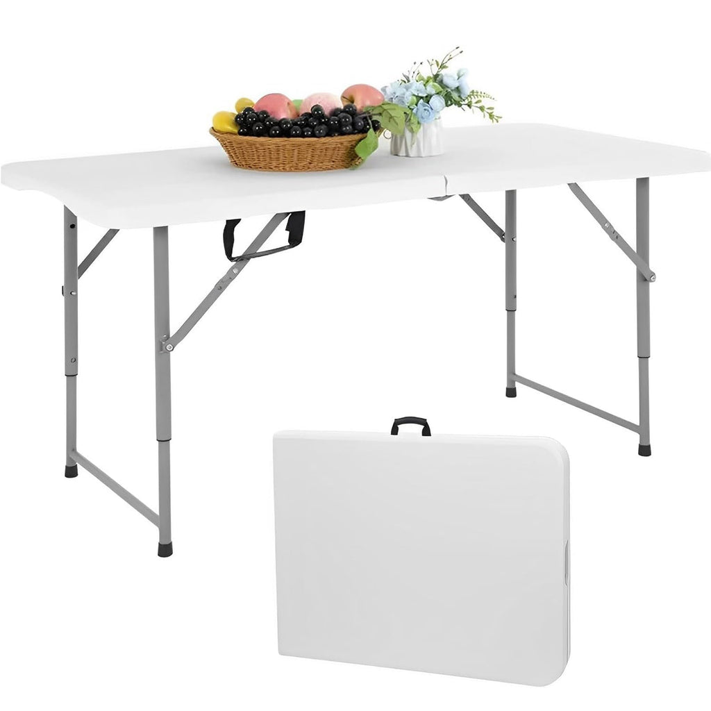 4 Foot Portable Heavy Duty Plastic Folding Table G3212
