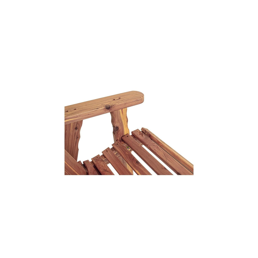 Cedar Stationary Chair Fan-Back Adirondack Style P722324