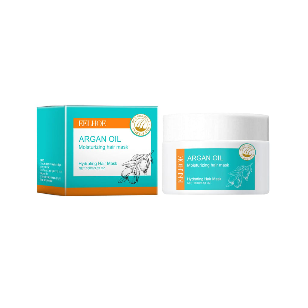 Argan Oil Hydrating Shampoo Conditioner Oil and Mask Hair Care Set A203