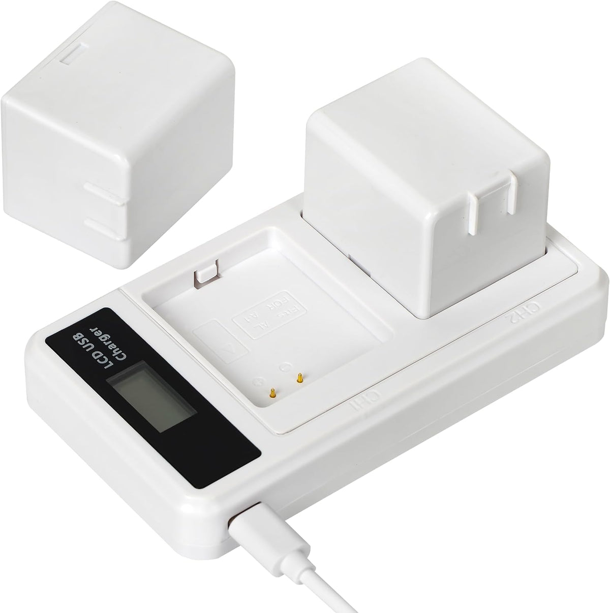 2-Pack Rechargeable 7.2V 2440mAh Lithium-Ion Batteries with Charging Station E292102