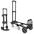 3-in-1 Convertible Dolly Cart 600LB Hand Truck with 6 Wheels N4010