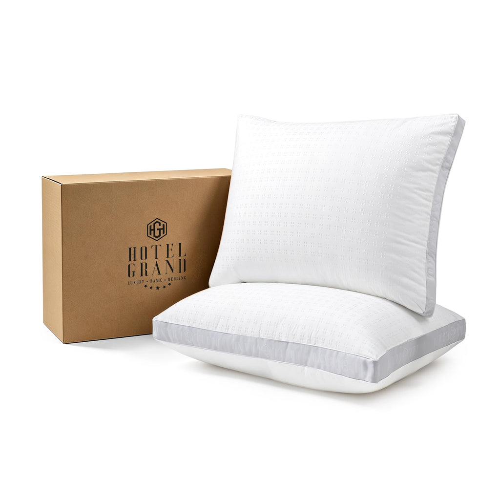 King Size Set of 2 Medium Soft Bed Pillows S836