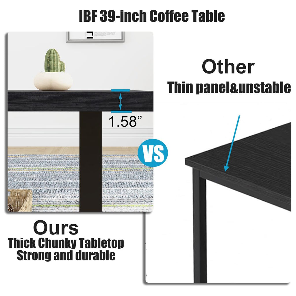 Black Wood Coffee Table E401