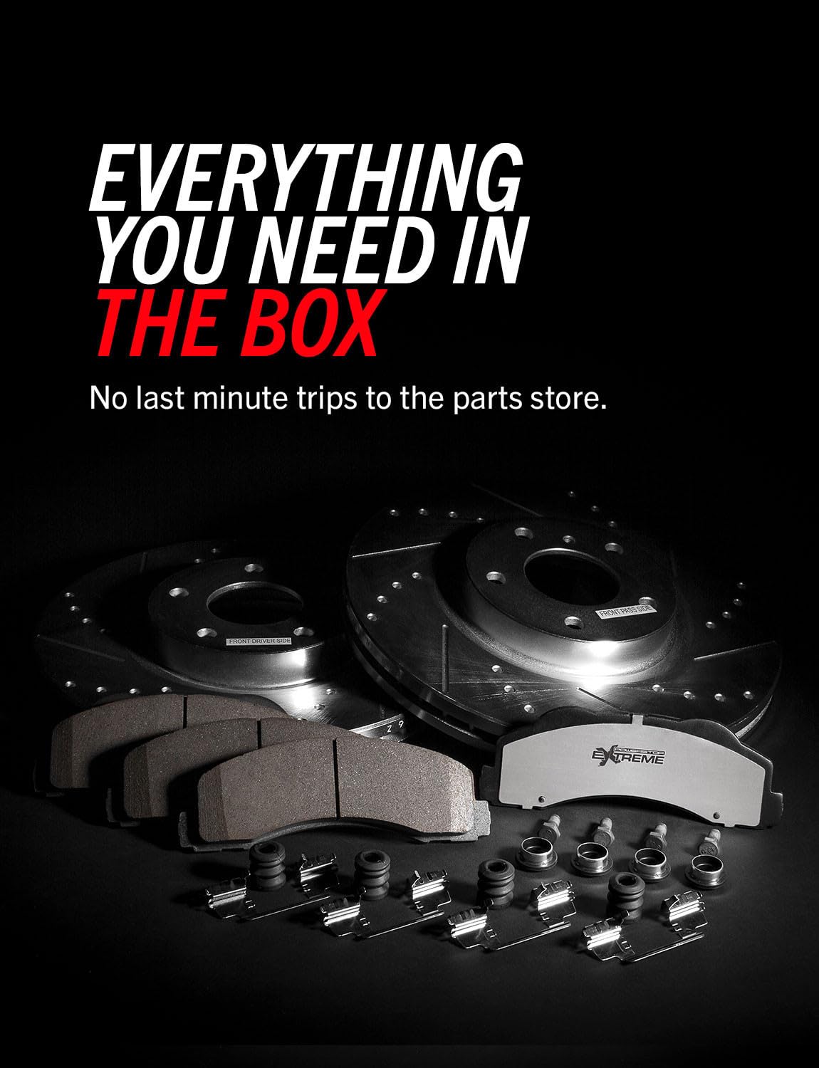 Front & Rear Brake Pad & Rotor Kit F697929