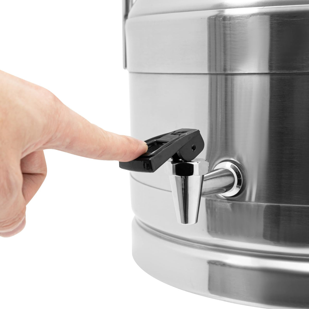 Stainless Steel Milk Can with Faucet, 20L Silicone Sealed Lid F4610
