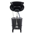 Portable Shampoo Basin with 2 Water Buckets, Black N573018