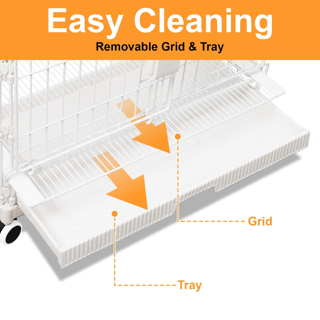 24 Inch White Puppy Crate R791912