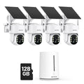 4MP Solar Security Cameras Wireless Outdoor C11863