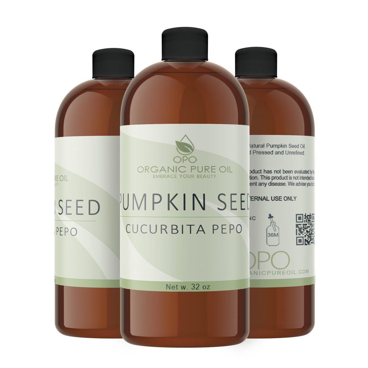 Pure Unrefined Non-GMO Pumpkin Seed Oil 32 oz U635471