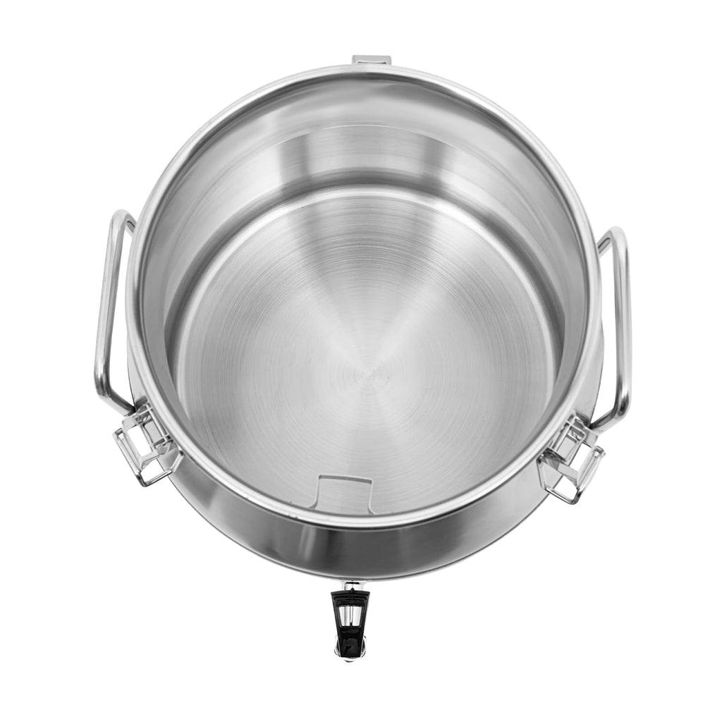 Stainless Steel Milk Can with Faucet, 20L Silicone Sealed Lid F4610