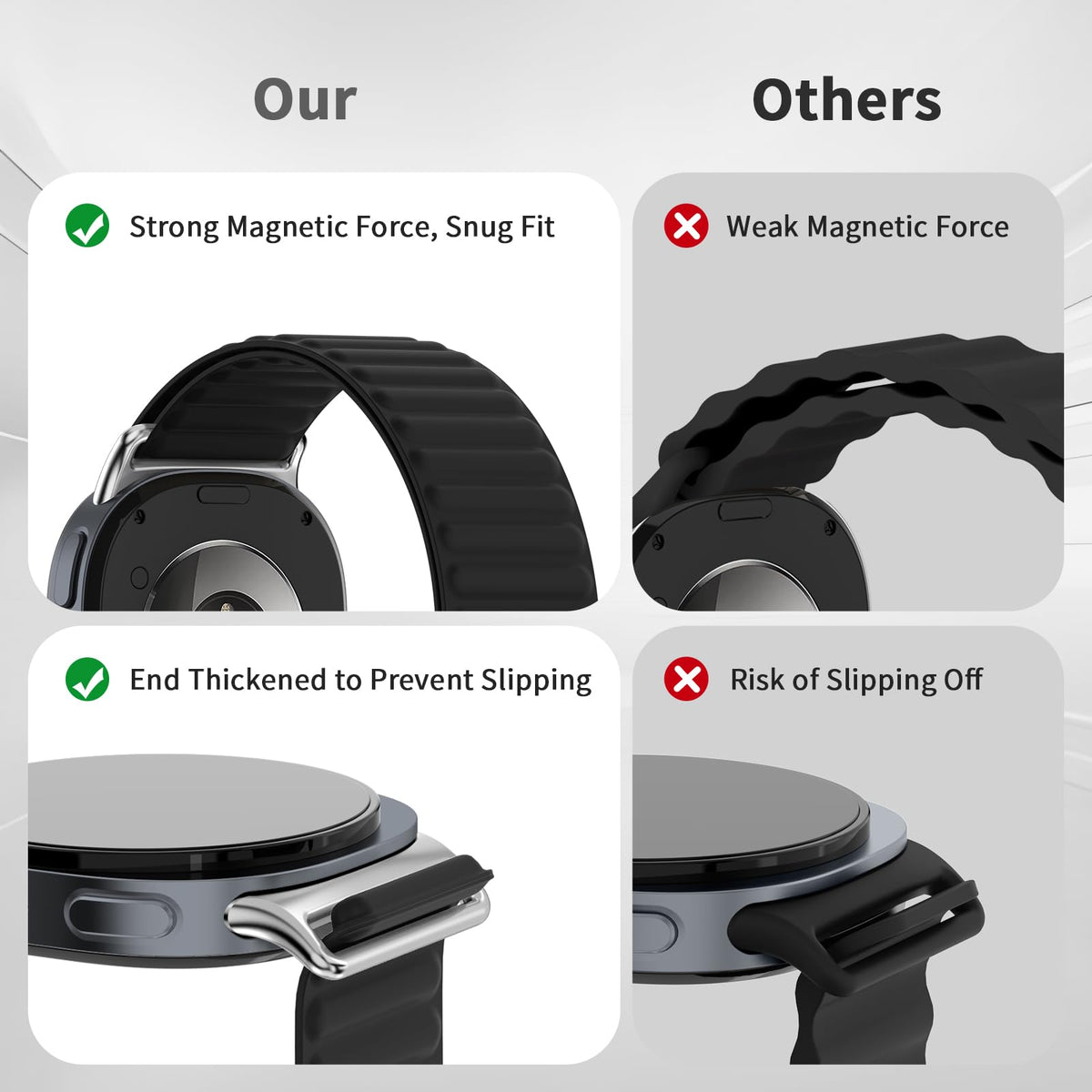 Magnetic Silicone Sport Band 40mm 44mm 46mm R787031