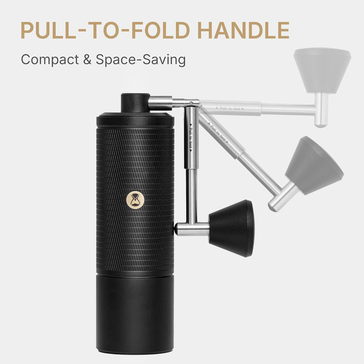 Manual Coffee Grinder with Conical Burr Portable Hand Coffee Grinder N608594