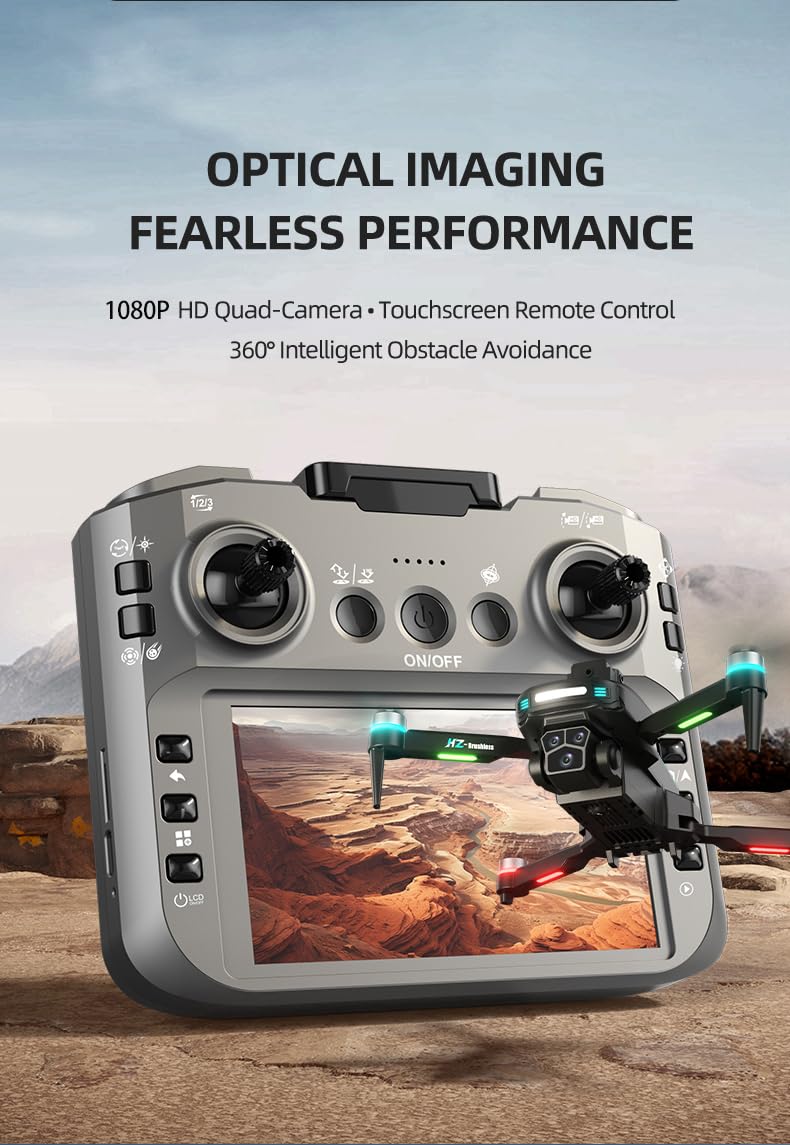 Foldable 1080P Camera Drone with 2 Batteries U46660