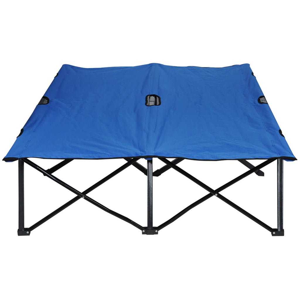 2 Person Folding Camping Cot with Carry Bag I980