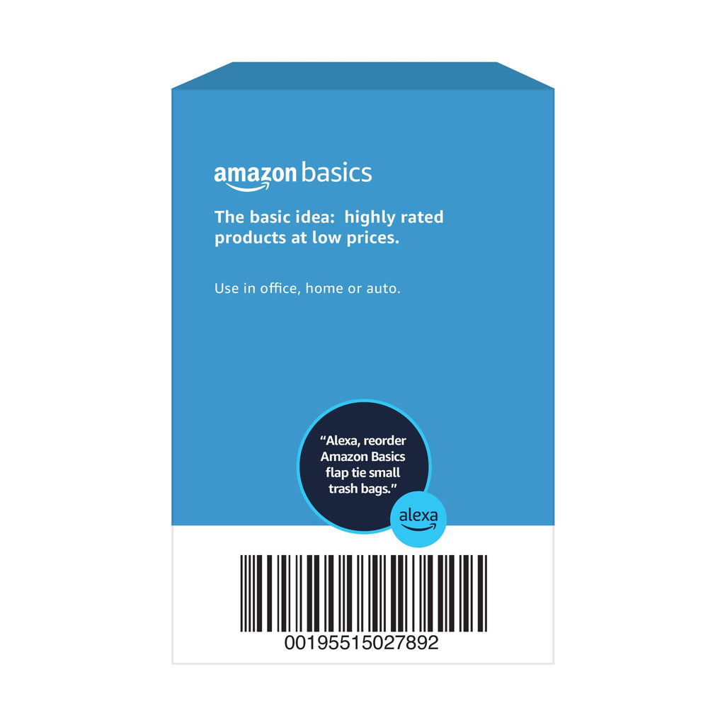 4 Gallon Trash Bags with Flap Ties, Fresh Scent, 80 Count R3828