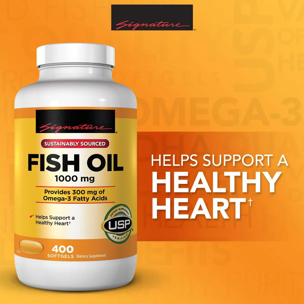 Fish Oil 1000 mg 400 Softgels L275166