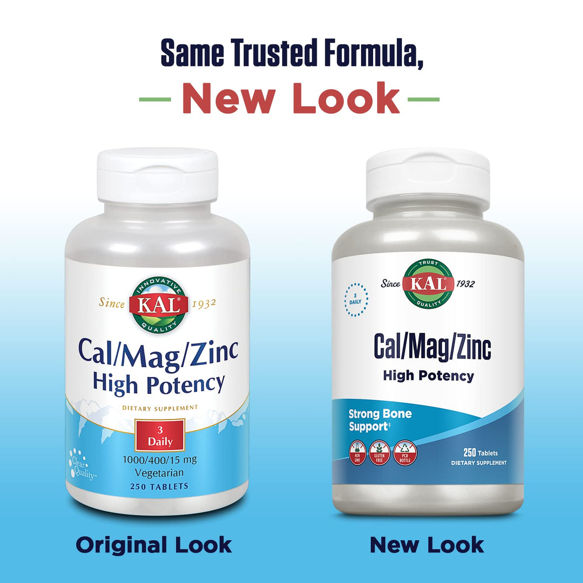 Cal Mag Zinc Supplement 250 Tablets I831640