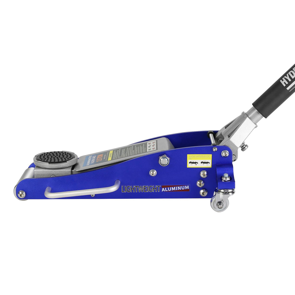 Heavy Duty Hydraulic Low Profile Aluminum Steel Floor Jack 1.5 Ton Blue A977784