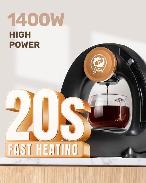 2-in-1 Mini Single Serve Coffee Maker F22465