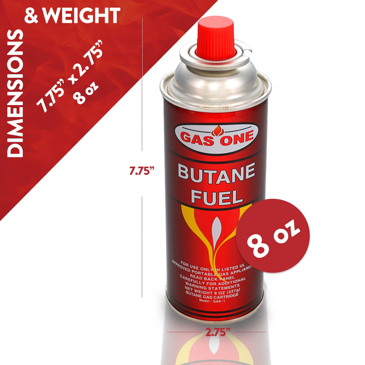 Butane 8 Ounce Canister A6578