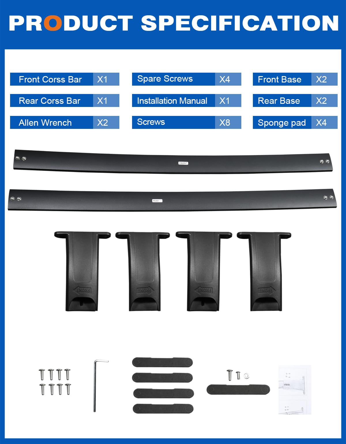 Roof Rack Cross Bars P553