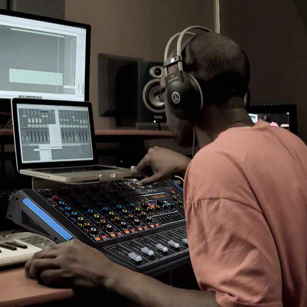 4-Channel Bluetooth Audio Mixer with USB and XLR Y82460