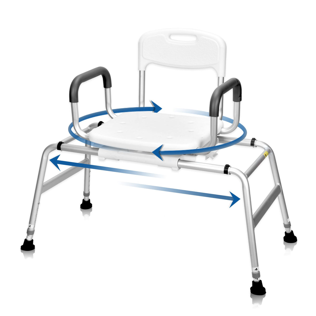 Sliding Shower Chair with 360⁰ Swivel Seat B581072