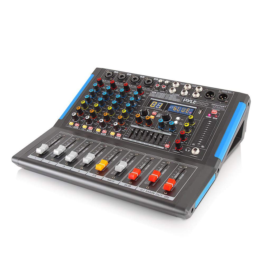 4-Channel Bluetooth Audio Mixer with USB and XLR Y82460