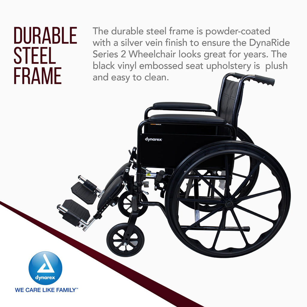Silver Wheelchair with Detachable Full Arms & Elevating Leg Rests O404956