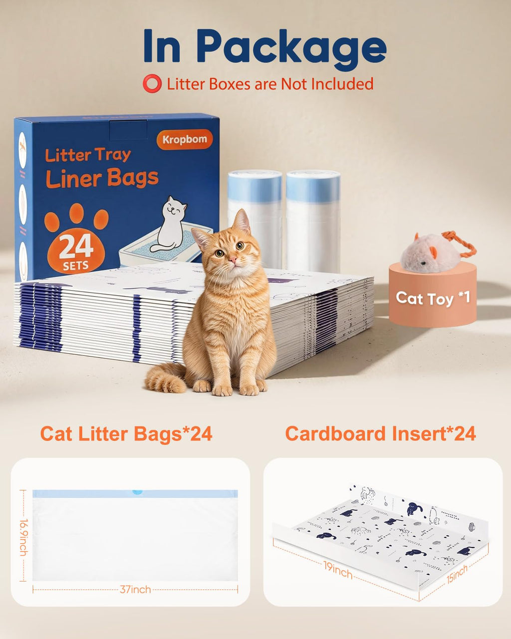 24 Pack Litter Box Liners M108355