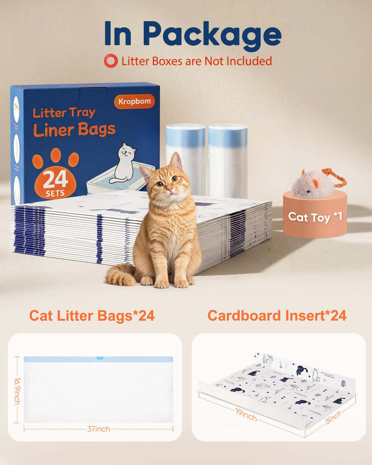 24 Pack Litter Box Liners M108355