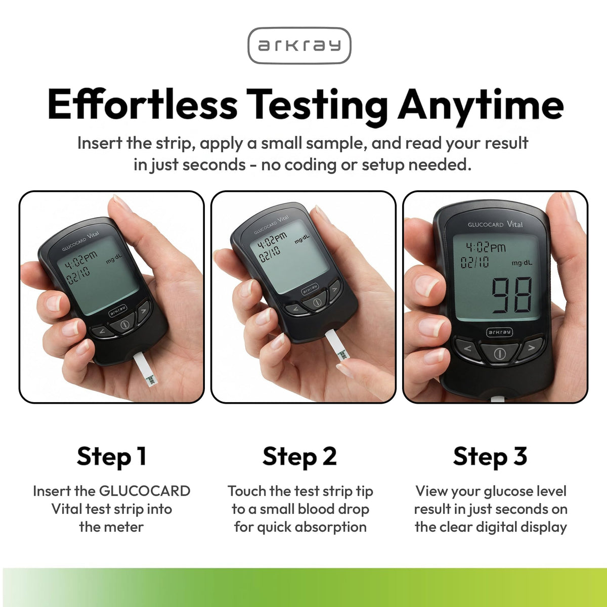 Blood Glucose Test Strips 100 Count A99989