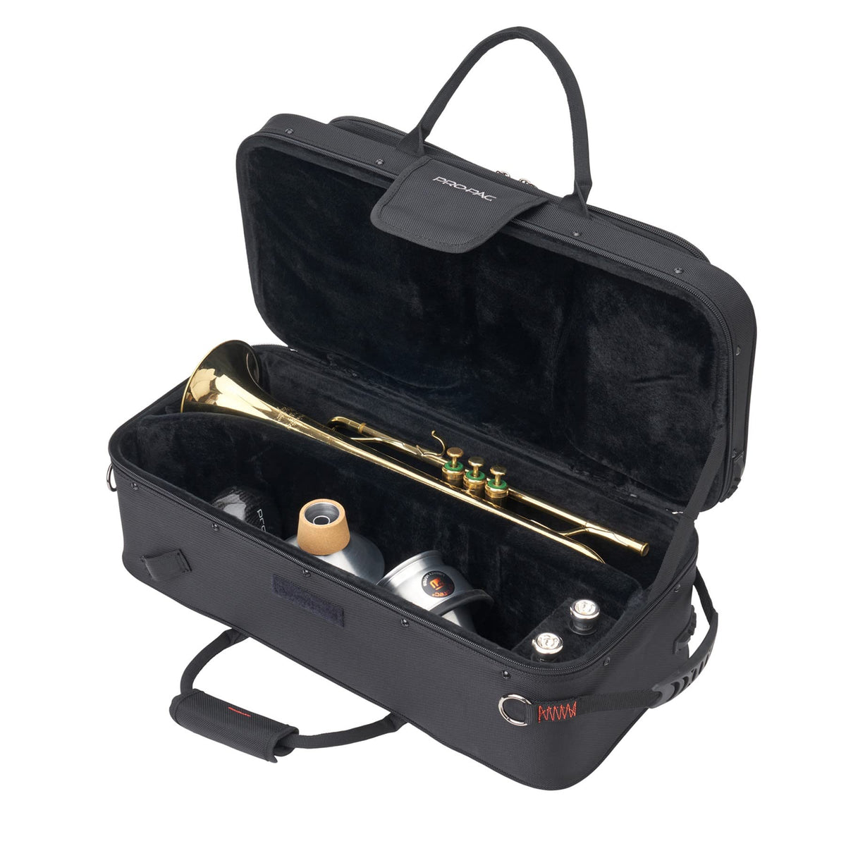 Black Trumpet Rectangular Case with Mute Storage Compartment I76954