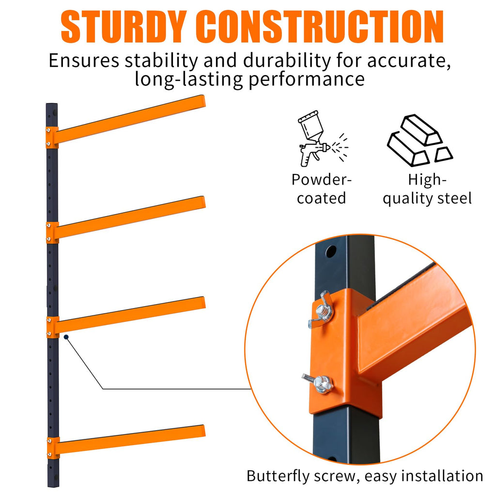 Wall Mount Adjustable Kayak Storage Rack L895