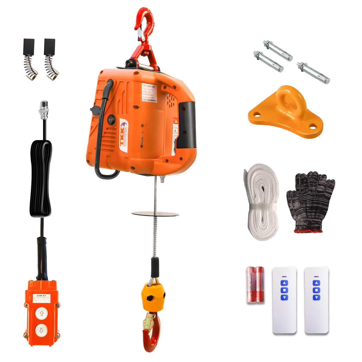1500W 1100 lb Capacity Electric Hoist W7729