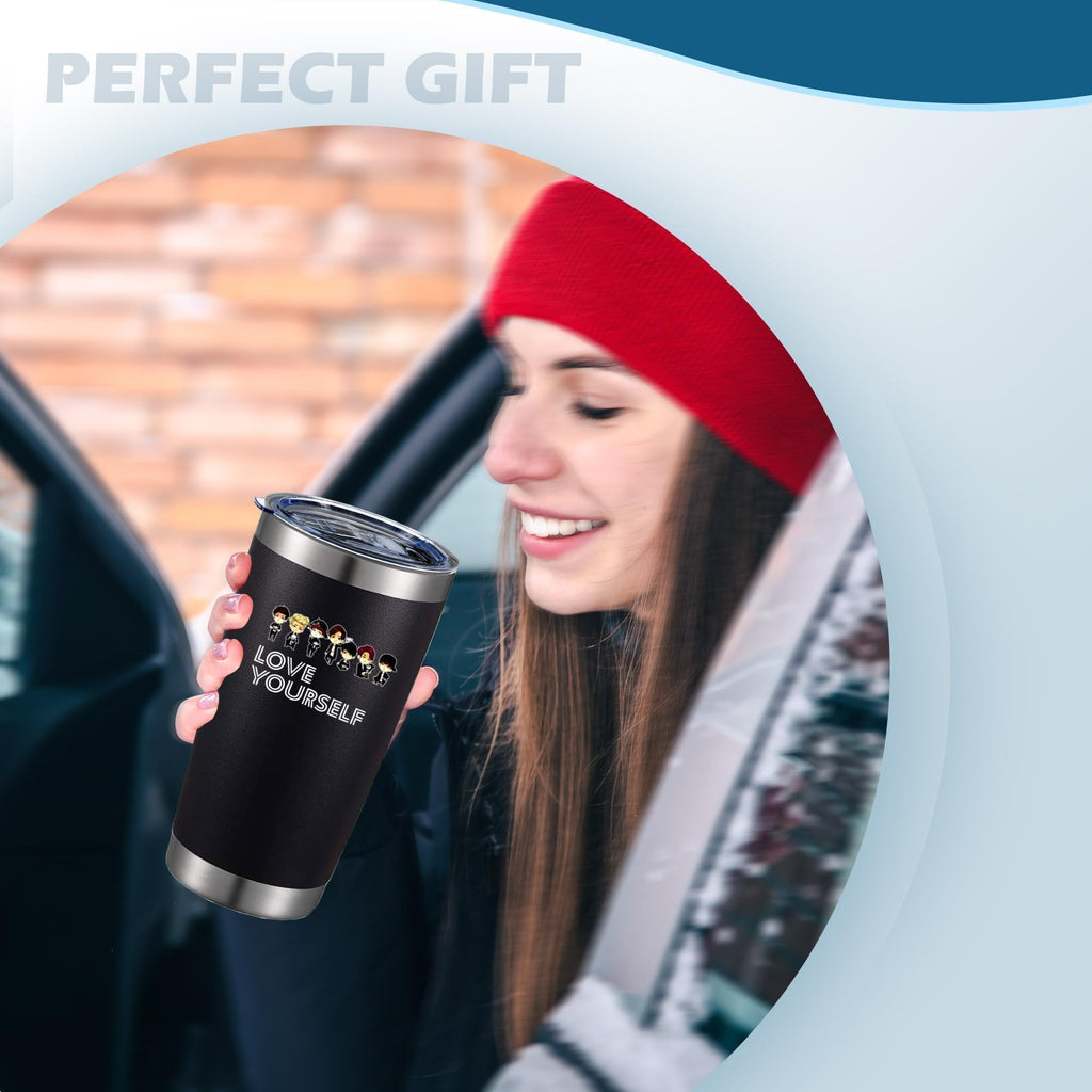 20oz Insulated Stainless Steel Tumbler with Lid L72923