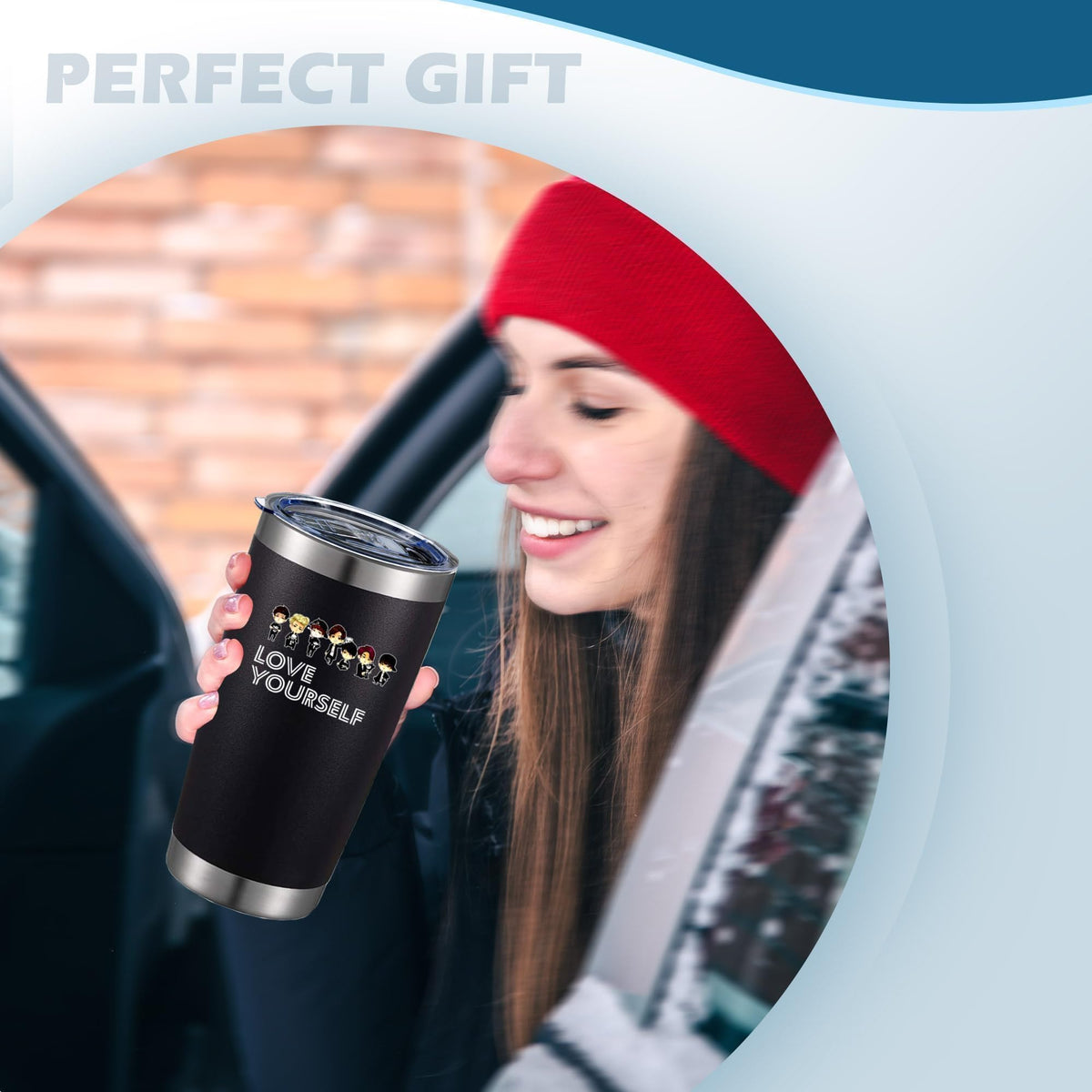 20oz Insulated Stainless Steel Tumbler with Lid L72923
