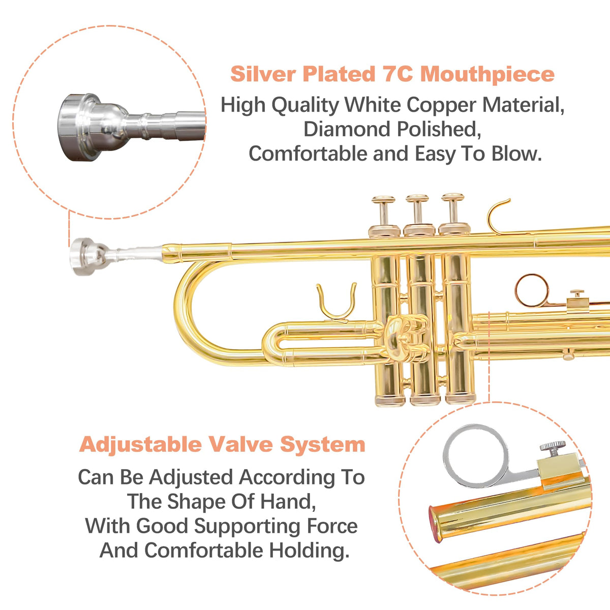 Standard Brass Trumpet Set I3108