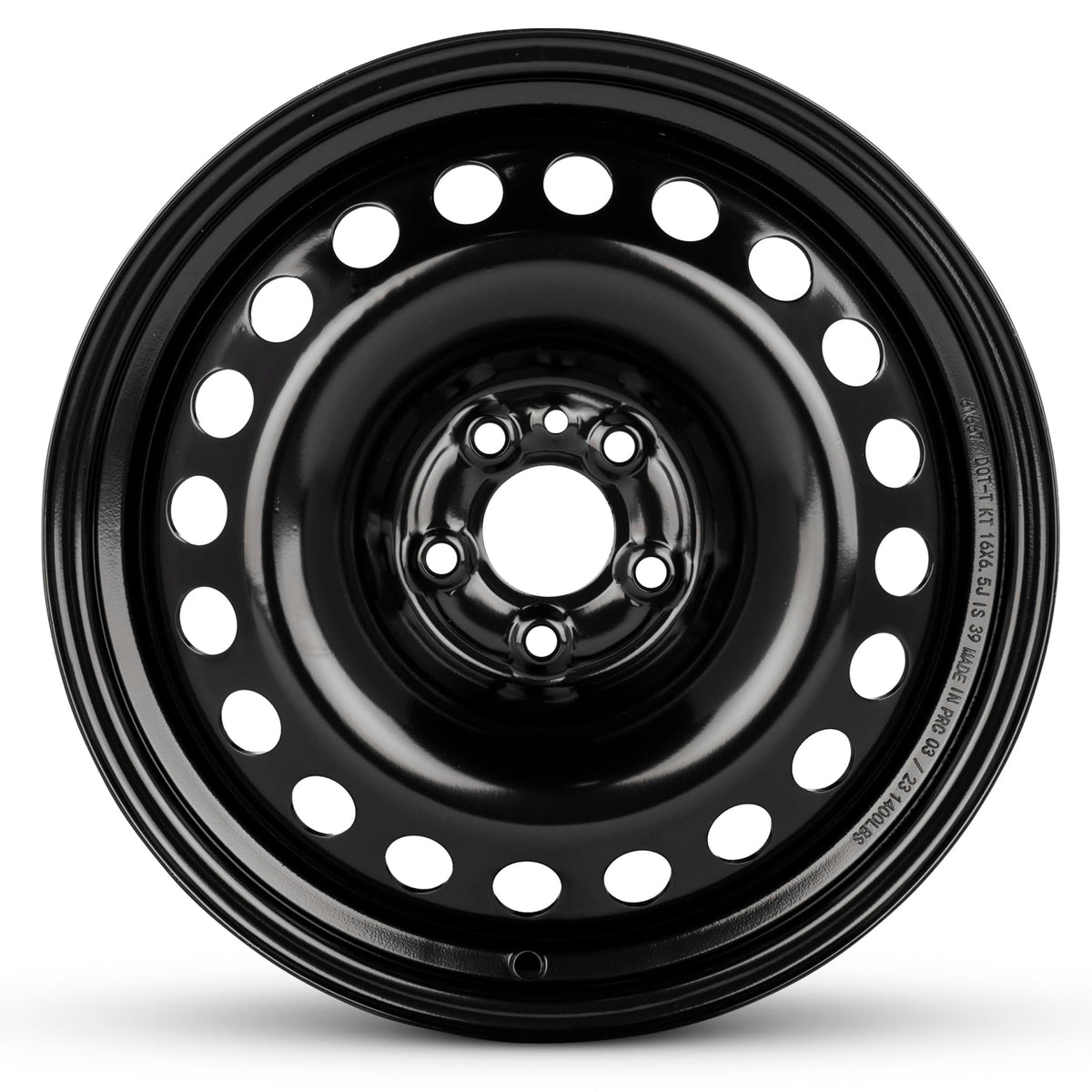 16 Inch Painted Black Car Wheel E324868