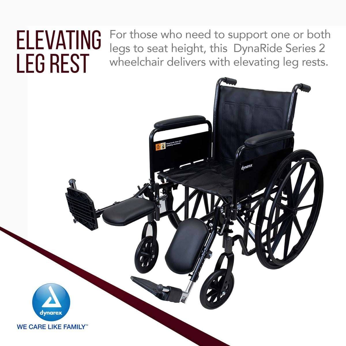 Silver Wheelchair with Detachable Full Arms & Elevating Leg Rests O404956