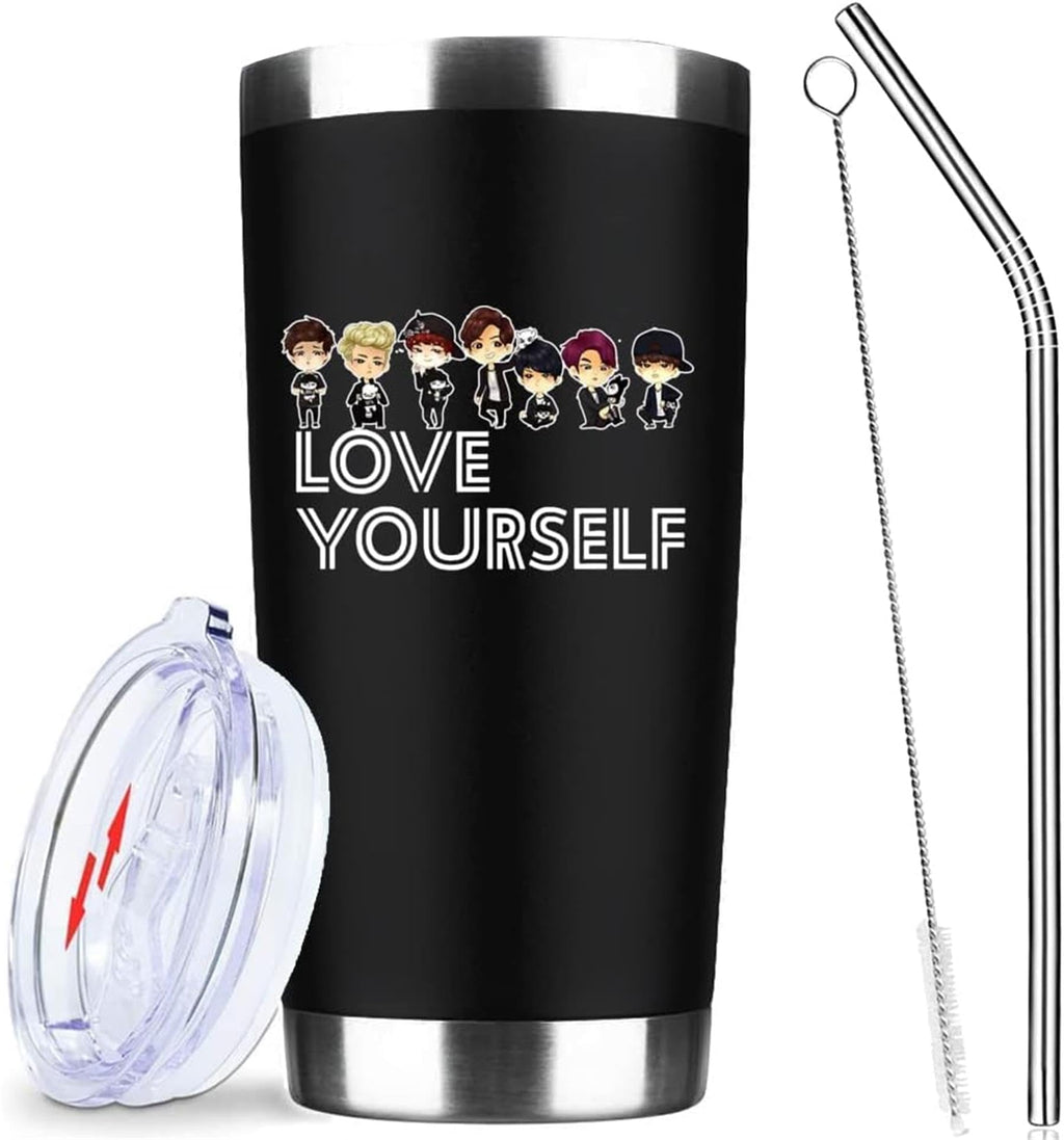 20oz Insulated Stainless Steel Tumbler with Lid L72923