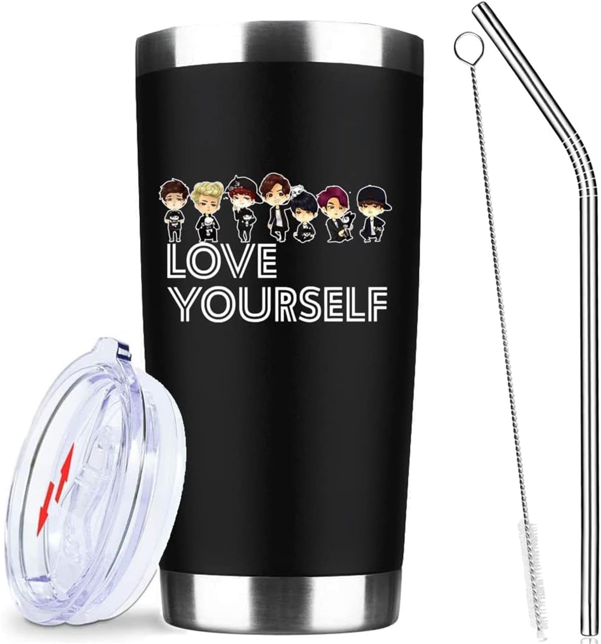 20oz Insulated Stainless Steel Tumbler with Lid L72923