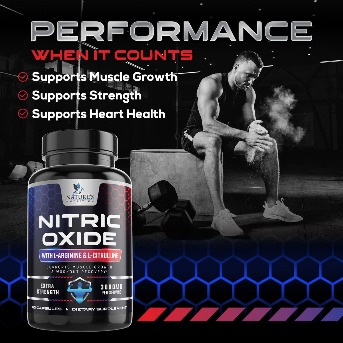 Nitric Oxide Booster 60 Capsules B36073