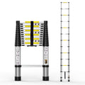 Telescoping Extension Ladder 12.5FT Aluminum with Carry Bag D981