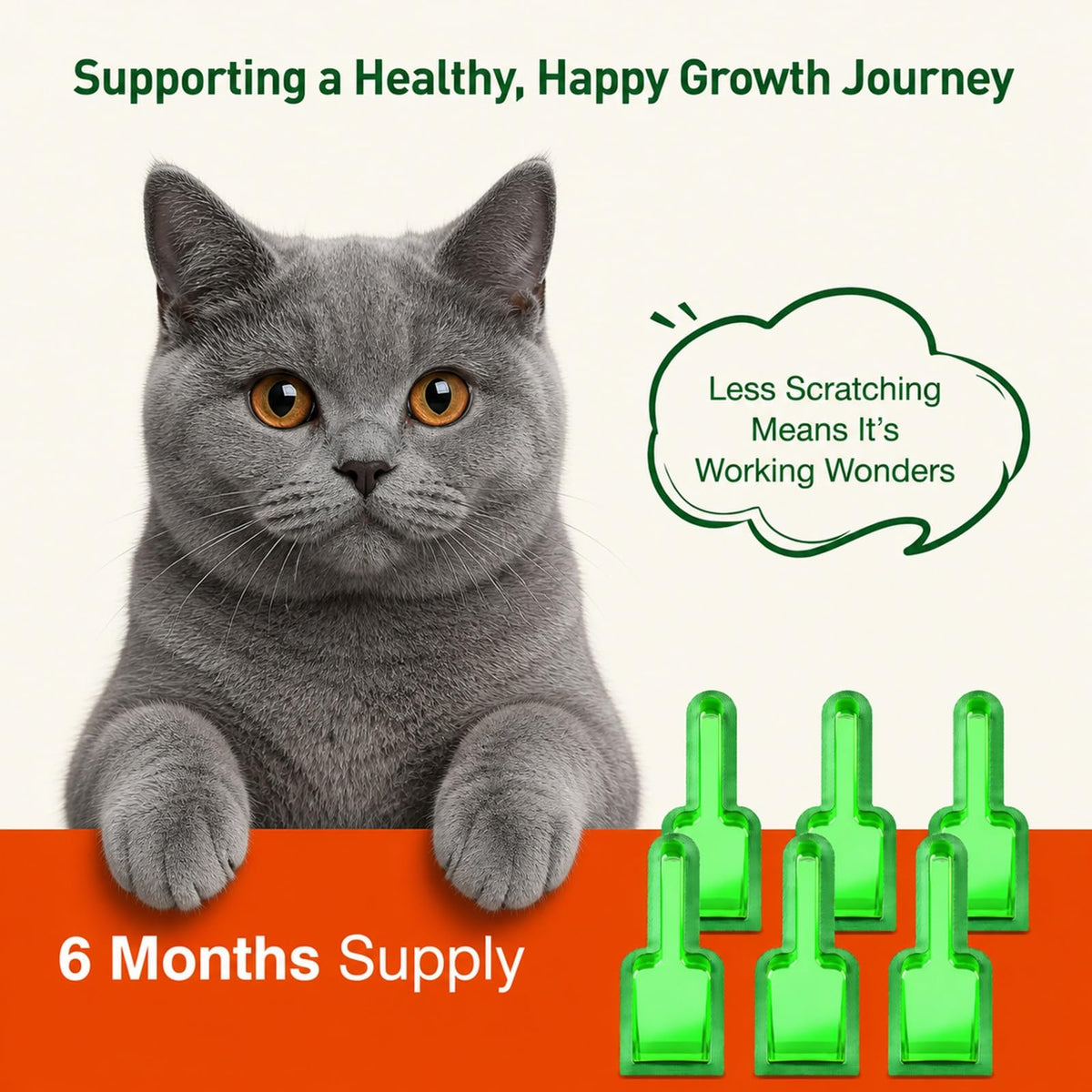 6 Pack Flea and Tick Prevention for Cats U6268