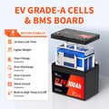 12V 100Ah Group 24 LiFePO4 Deep Cycle Battery W198